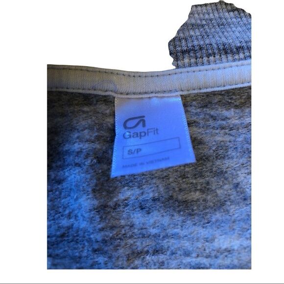 GAP Fit Heather Grey/Black Jacket NWOT - Picture 5 of 9